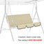 Swing Chair Cover Outdoor Garden Swing Chair Waterproof Dustproof Protector Seat Cover  Blackish Green - Slobuy