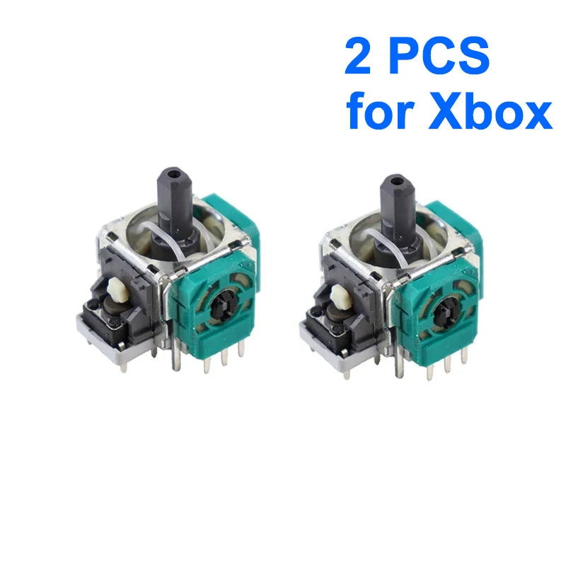 9 in 1 Joystick Replacement Kits for Xbox Series X/S Xbox One Controller with T6/T8 Screwdriver 3D Analog Thumbstick Repair Kit - Slobuy