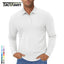 TACVASEN Long Sleeve Polos Quick Dry T-shirts Mens Breathable Sports Tees Casual Golf Polo Shirts Work T-shirt Pullover Tops Man - Slobuy