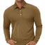 TACVASEN Long Sleeve Polos Quick Dry T-shirts Mens Breathable Sports Tees Casual Golf Polo Shirts Work T-shirt Pullover Tops Man - Slobuy