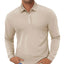 TACVASEN Long Sleeve Polos Quick Dry T-shirts Mens Breathable Sports Tees Casual Golf Polo Shirts Work T-shirt Pullover Tops Man - Slobuy