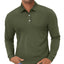 TACVASEN Long Sleeve Polos Quick Dry T-shirts Mens Breathable Sports Tees Casual Golf Polo Shirts Work T-shirt Pullover Tops Man - Slobuy