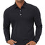 TACVASEN Long Sleeve Polos Quick Dry T-shirts Mens Breathable Sports Tees Casual Golf Polo Shirts Work T-shirt Pullover Tops Man - Slobuy