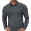 TACVASEN Long Sleeve Polos Quick Dry T-shirts Mens Breathable Sports Tees Casual Golf Polo Shirts Work T-shirt Pullover Tops Man - Slobuy