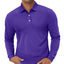 TACVASEN Long Sleeve Polos Quick Dry T-shirts Mens Breathable Sports Tees Casual Golf Polo Shirts Work T-shirt Pullover Tops Man - Slobuy