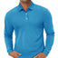 TACVASEN Long Sleeve Polos Quick Dry T-shirts Mens Breathable Sports Tees Casual Golf Polo Shirts Work T-shirt Pullover Tops Man - Slobuy