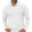 TACVASEN Long Sleeve Polos Quick Dry T-shirts Mens Breathable Sports Tees Casual Golf Polo Shirts Work T-shirt Pullover Tops Man - Slobuy