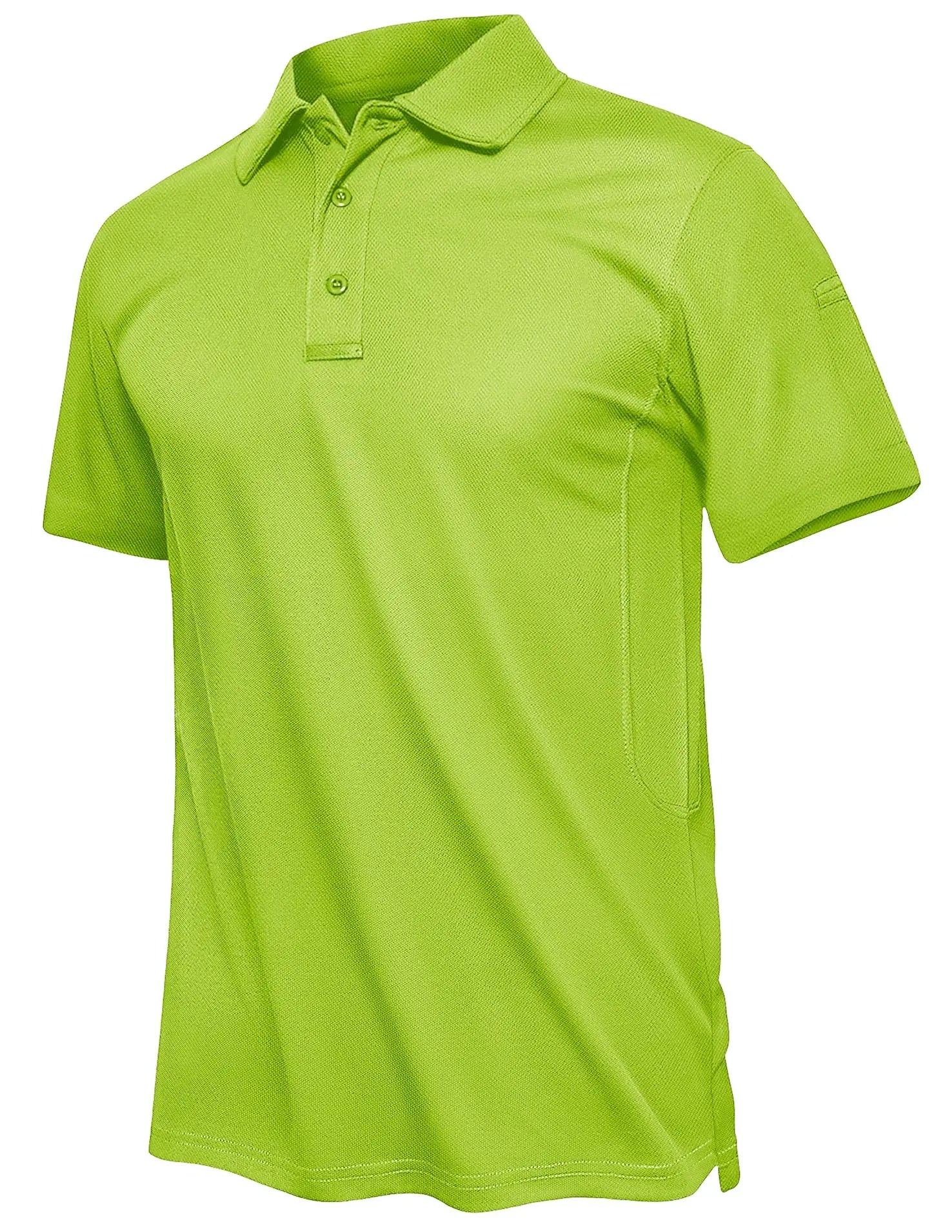 TACVASEN Summer Polo Tee Shirts Men's Short Sleeve Quick Dry T-shirt Breathable Work Shirt Fishing Hiking Golf Polos Top Man - Slobuy