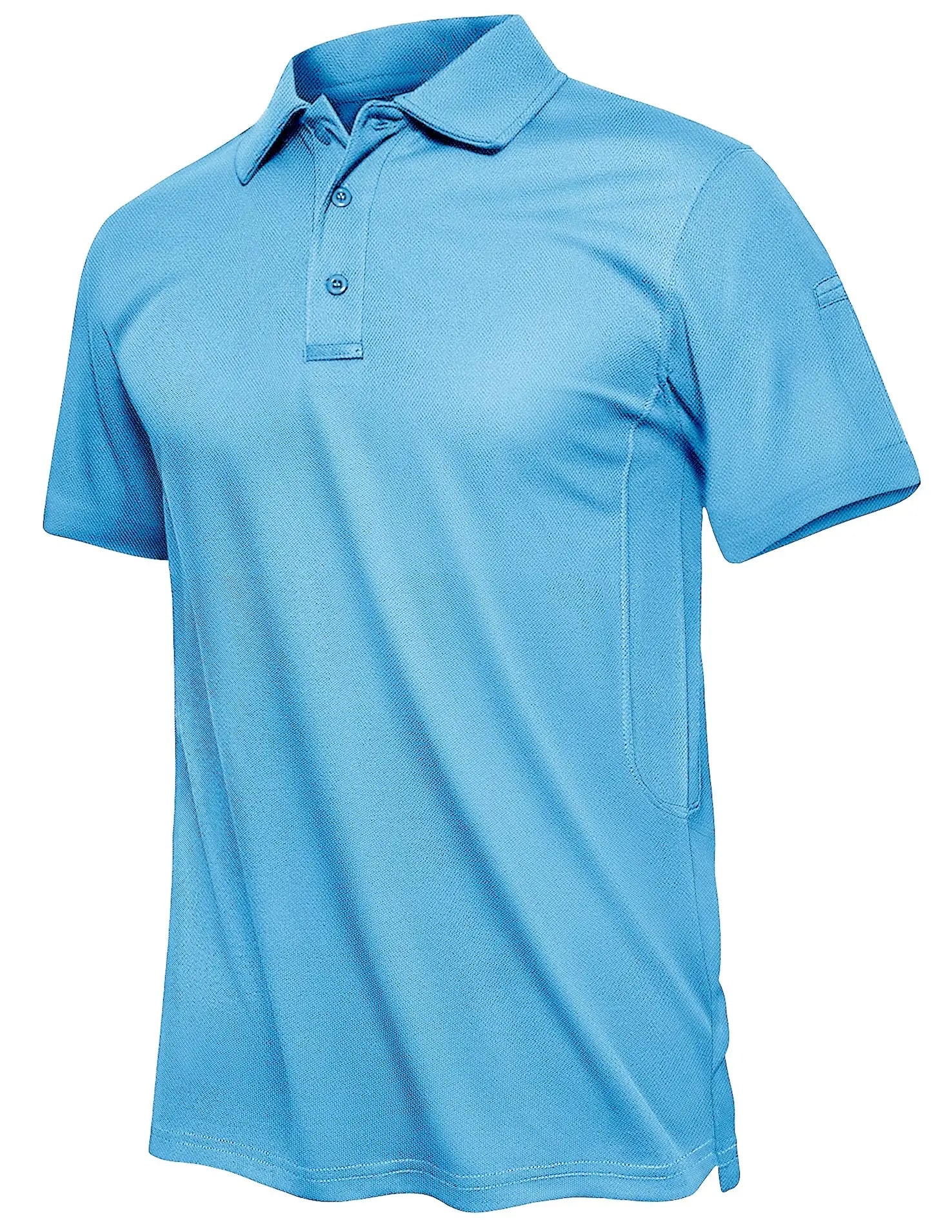 TACVASEN Summer Polo Tee Shirts Men's Short Sleeve Quick Dry T-shirt Breathable Work Shirt Fishing Hiking Golf Polos Top Man - Slobuy