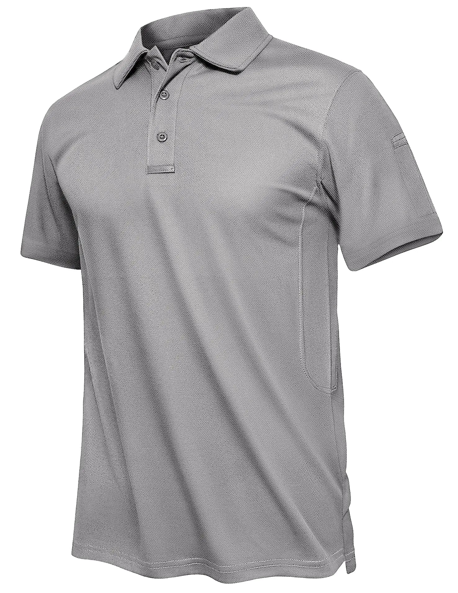 TACVASEN Summer Polo Tee Shirts Men's Short Sleeve Quick Dry T-shirt Breathable Work Shirt Fishing Hiking Golf Polos Top Man - Slobuy