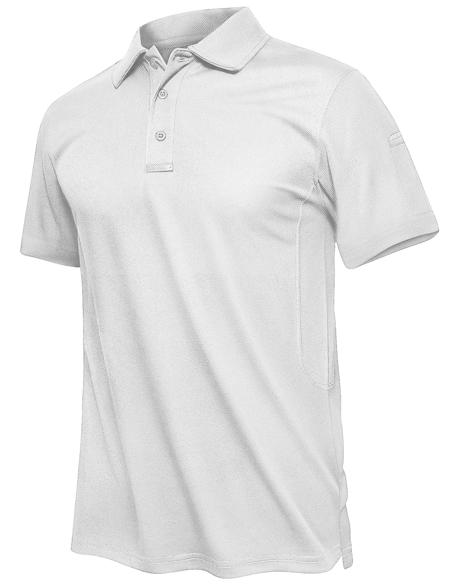TACVASEN Summer Polo Tee Shirts Men's Short Sleeve Quick Dry T-shirt Breathable Work Shirt Fishing Hiking Golf Polos Top Man - Slobuy