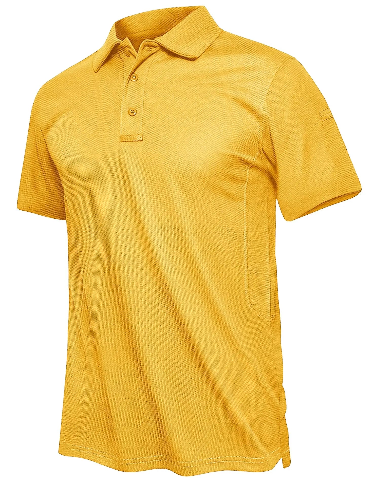 TACVASEN Summer Polo Tee Shirts Men's Short Sleeve Quick Dry T-shirt Breathable Work Shirt Fishing Hiking Golf Polos Top Man - Slobuy