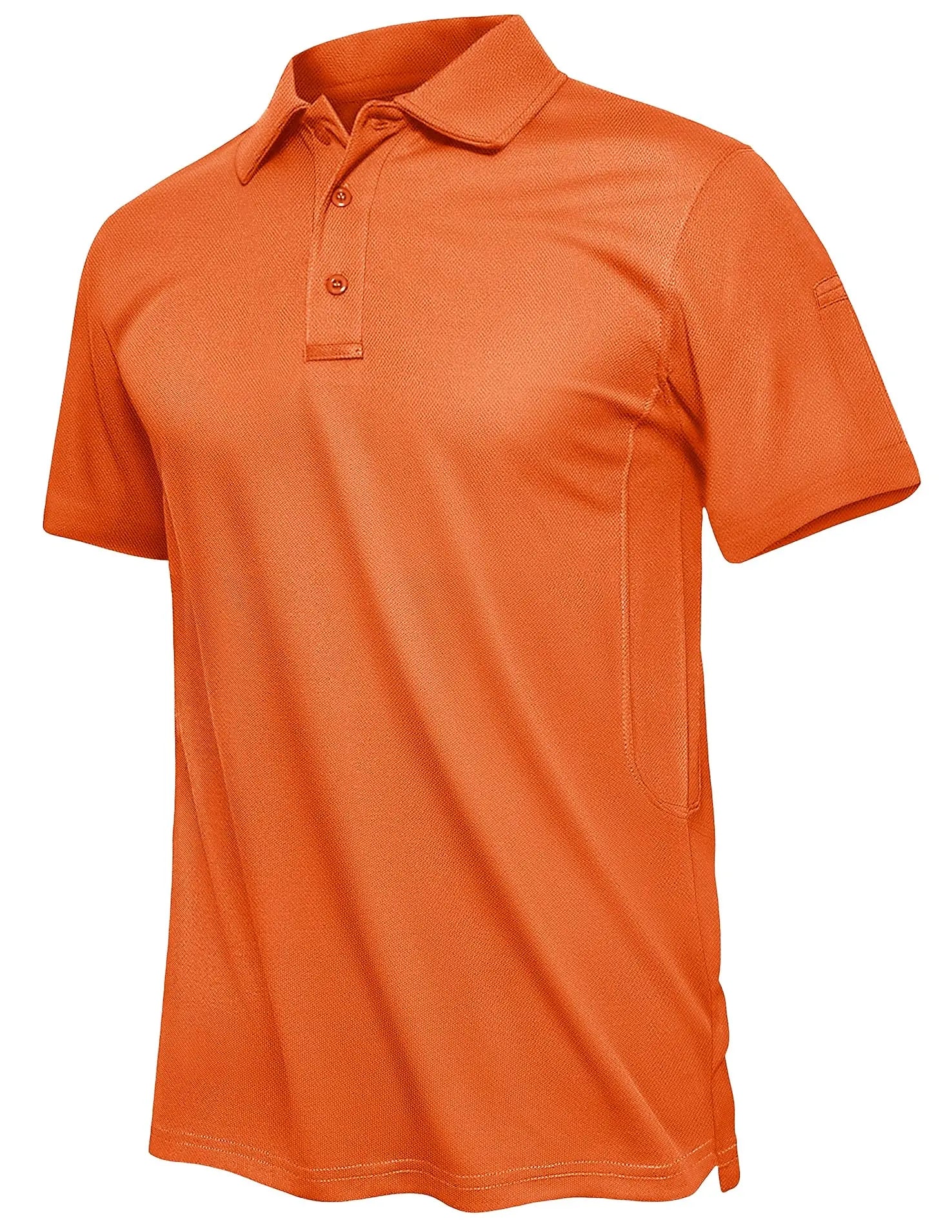 TACVASEN Summer Polo Tee Shirts Men's Short Sleeve Quick Dry T-shirt Breathable Work Shirt Fishing Hiking Golf Polos Top Man - Slobuy