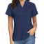 TACVASEN UPF 50+ V-neck Short Sleeve Golf Polos Shirts Womens Quick Dry Sun/UV Protection T-shirts Outdoor Sports Pullover Tops - Slobuy