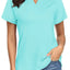 TACVASEN UPF 50+ V-neck Short Sleeve Golf Polos Shirts Womens Quick Dry Sun/UV Protection T-shirts Outdoor Sports Pullover Tops - Slobuy
