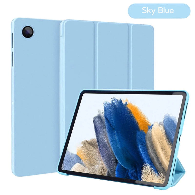 TBTIC Case for Samsung Galaxy S6 Lite P610 P615 A9 A7 Lite 8.7IN Tab A8 10.5IN A9 Plus S7 S8 S9 11IN PU Tablet Cover Smart Case - Slobuy