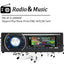 SINOVCLE Car 1din Audio Radio Bluetooth Stereo MP3 Player FM Receiver 12V Support Phone Charging AUX/USB/TF Card In Dash Kit - Slobuy