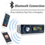 SINOVCLE Car 1din Audio Radio Bluetooth Stereo MP3 Player FM Receiver 12V Support Phone Charging AUX/USB/TF Card In Dash Kit - Slobuy