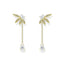TIANDE Exquisite Zircon Tassel Chain Dangle Earrings for Women Fashion Gold Color Pierced Ear Stud Earrings Jewelry Accessories - Slobuy