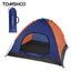 TOMSHOO 3-4 Persons Camping Tent Lightweight Outdoor Backpacking Tent with Rain Fly for Family Camping Hiking Beach Fishing Tent - Slobuy