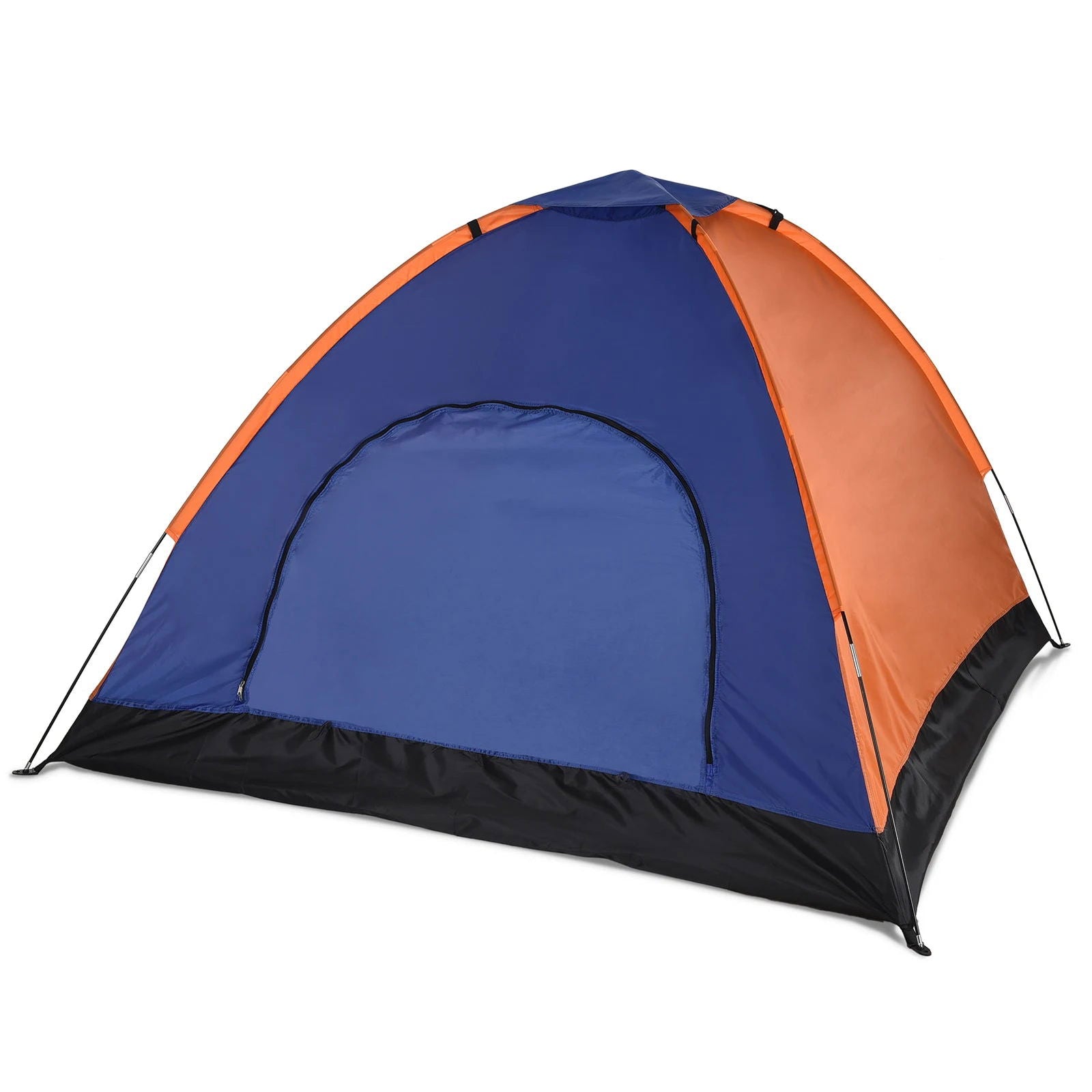 TOMSHOO 3-4 Persons Camping Tent Lightweight Outdoor Backpacking Tent with Rain Fly for Family Camping Hiking Beach Fishing Tent - Slobuy