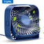 TOPK Mini Portable Fan,USB Desk Fan Table,Quiet 3 Speed Wind Personal Fan 360°Rotatable Head Standing Fans for Room Camping Hom - Slobuy