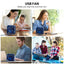 TOPK Mini Portable Fan,USB Desk Fan Table,Quiet 3 Speed Wind Personal Fan 360°Rotatable Head Standing Fans for Room Camping Hom - Slobuy