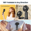 TOPK Portable Mini Fan,2400mAh USB Rechargeable Hand Neck Fan 3in1 Personal Electric Fan Standing Fans for Room Camping Foldable - Slobuy