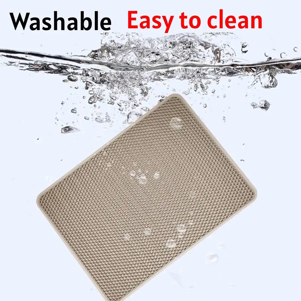 TOUA Choice Double Layer EVA Cat Litter Pad Bed Cats Large 75cm Waterproof Sand Basin Filter Kitten Dog Pet Products Accessories - Slobuy