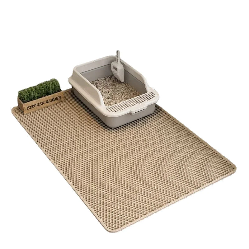 TOUA Choice Double Layer EVA Cat Litter Pad Bed Cats Large 75cm Waterproof Sand Basin Filter Kitten Dog Pet Products Accessories - Slobuy