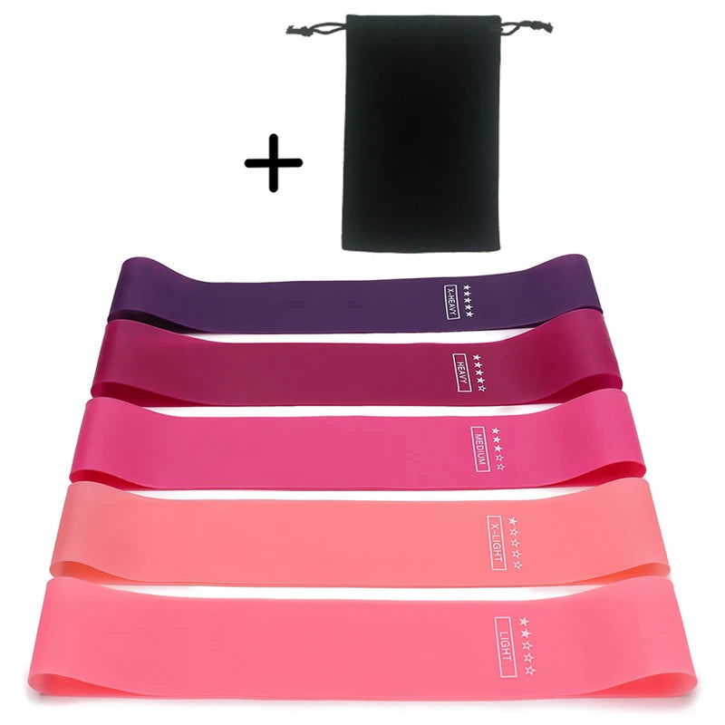 TPE Resistance Bands Fitness Set Rubber Loop Bands Strength Training Workout Expander Yoga Gym Equipment Elastic Rubber Loop - Slobuy