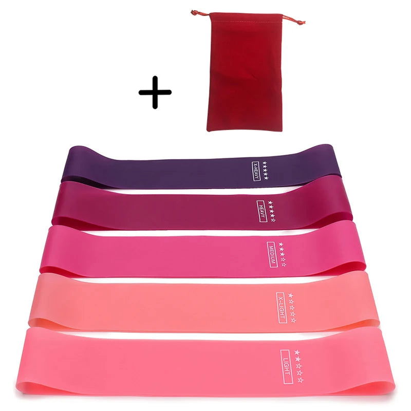 TPE Resistance Bands Fitness Set Rubber Loop Bands Strength Training Workout Expander Yoga Gym Equipment Elastic Rubber Loop - Slobuy