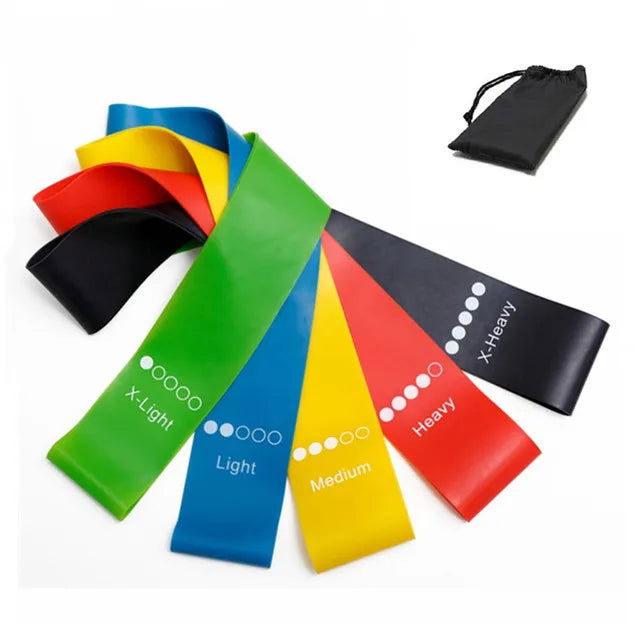 TPE Resistance Bands Fitness Set Rubber Loop Bands Strength Training Workout Expander Yoga Gym Equipment Elastic Rubber Loop - Slobuy