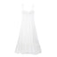 TRAF Elegant Women's Tierred Long Dress 2024 Summer Classic Fashion Solid Side Zipper Dresses High-Waist A-line Party Dress - Slobuy