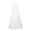 TRAF Elegant Women's Tierred Long Dress 2024 Summer Classic Fashion Solid Side Zipper Dresses High-Waist A-line Party Dress - Slobuy