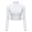 TTYGJ Golf Clothing Summer Sun Protection Clothing Ladies Ice Silk Bottoming Clothes High Waist Half Long Sleeve T-shirt - Slobuy