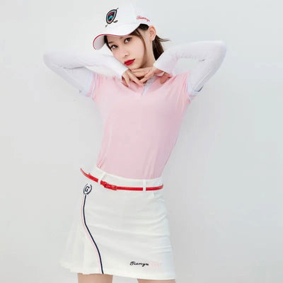 TTYGJ summer golf clothing women's adjustable sun protection hit clothes mesh underwear ice silk bottoming shirt clothes inside - Slobuy