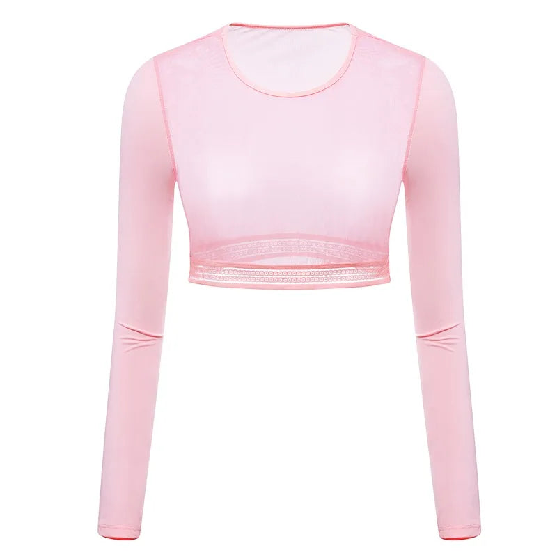 TTYGJ summer golf clothing women's adjustable sun protection hit clothes mesh underwear ice silk bottoming shirt clothes inside - Slobuy
