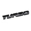 TURBO Car 3D Zinc Alloy Stickers Body Rear Label Side Trim Decals Car Styling Decoration Sticker Auto Exterior Decor Accessories - Slobuy