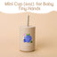 TYRY.HU 1Pc Baby Feeding Straw Cup Baby Cartoon Learning Feeding Cup Food Grade Silicone Toddler Water Bottle Tableware BPA Free - Slobuy