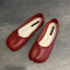 Tabi Ninja Shoes Woman Microfiber Leather Comfy Flats Split Toe Slippers Soft Bottom Loafers Brief Ladies Trotter Moccasins 2023 - Slobuy