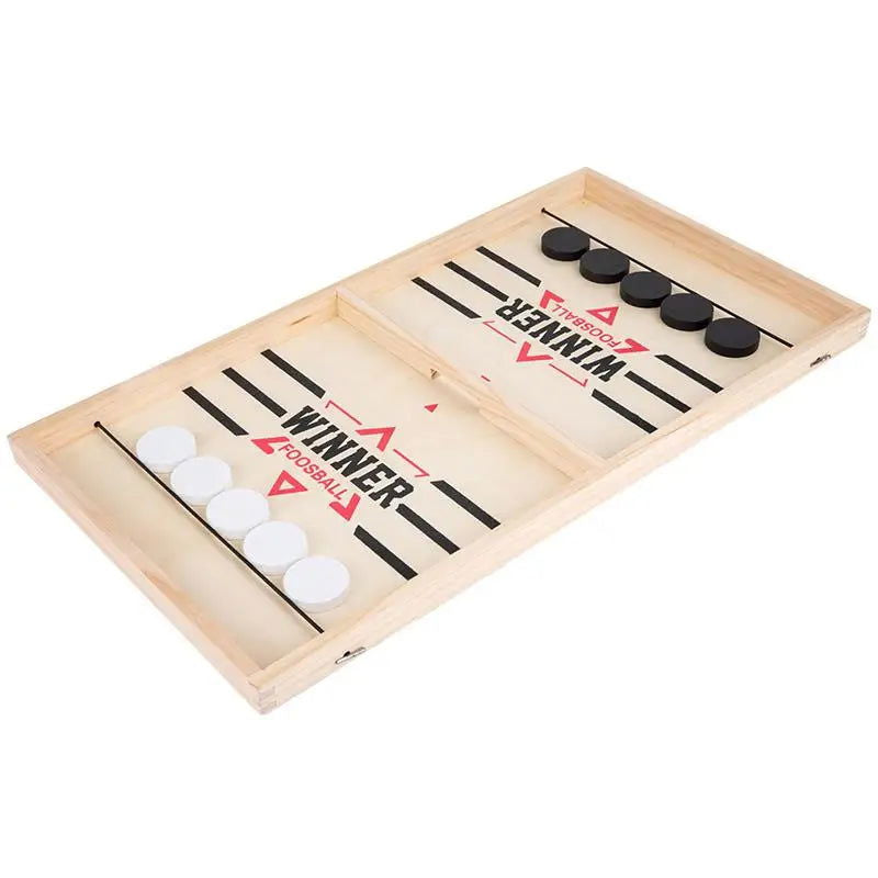 Table Hockey Paced Sling Board Game Fast Winner Party Desktop Battle Chess Adult Parent-child Interactive Child Family - Slobuy