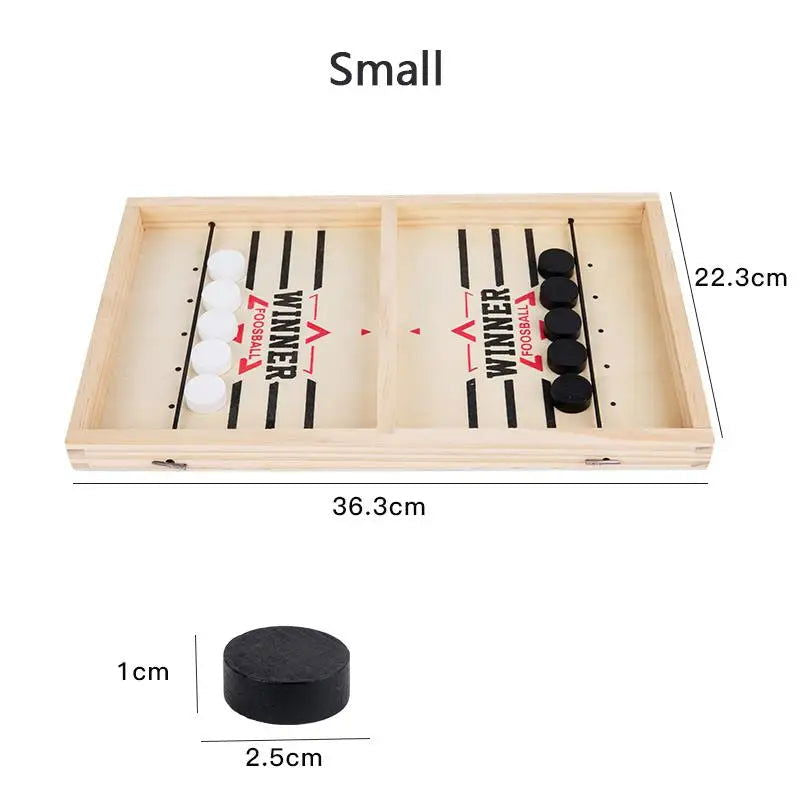 Table Hockey Paced Sling Board Game Fast Winner Party Desktop Battle Chess Adult Parent-child Interactive Child Family - Slobuy