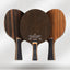 Table Tennis Racket 5 Layers Ping Pong Blade Paddle Ebony Wood Dalbergia Tennis Rackets Professional Long Handle PingPong Racket - Slobuy
