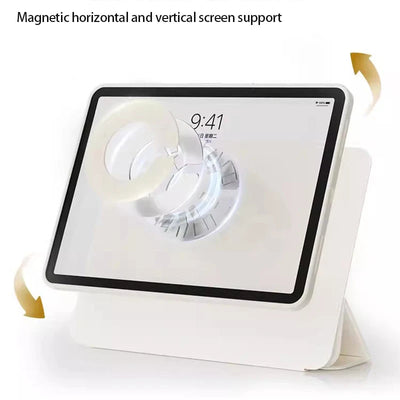 Tablet Case for iPad Pro 12.9 M2 Cover for 11 4th 3rd Magnetic Split Shell for Air 5 2022 10.9 2021 9th Mini 6 Transparent Funda - Slobuy