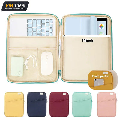 Tablet Handbag Case 9-11inch For iPad Air 4 5 Pro 11 Mini 5 6 iPad Case For XiaoMi 5 Samsung Huawei Lenovo Shockproof Pouch Bags - Slobuy