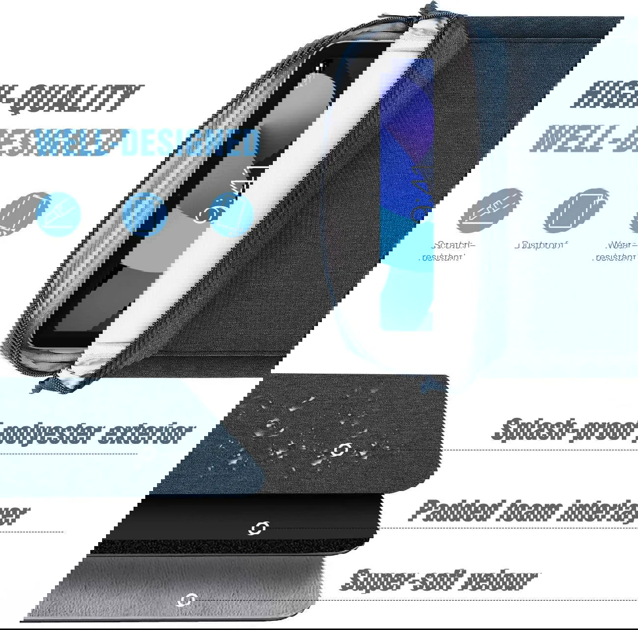 Tablet Sleeve Bag For Samsung Galaxy Tab S7 FE Plus A8 S6 Lite Case Shockproof Cover For Xiaomi Pad 5 Pro Redmi Pad Case Pouch - Slobuy