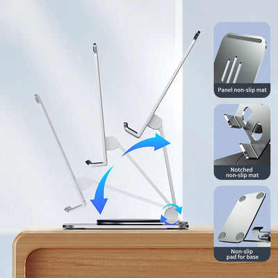 Tablet Stand Holder For iPad Pro 11 10th 10.2 7th 8th 9th Gen Xiaomi Samsung tablet Ultrathin metal tablette accessories 태블릿 거치대 - Slobuy