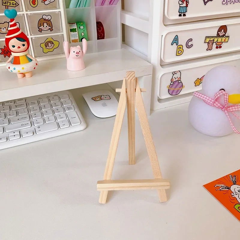 Tablet Stand for IPad Xiaomi Samsung Huawei Kindle Desktop Adjustable Wooden Holder Mini Easel Tablet Accessories - Slobuy