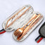 Tableware Reusable Travel Cutlery Set Camp Utensils  with Stainless Steel Spoon Fork Chopsticks Straw Portable Case - Slobuy